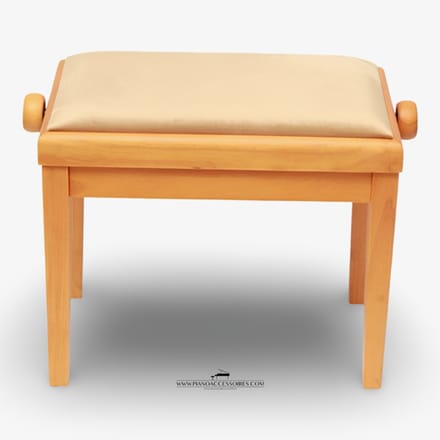 Pianobank GPPD Model 3 Kersenhout , crème stofzitting