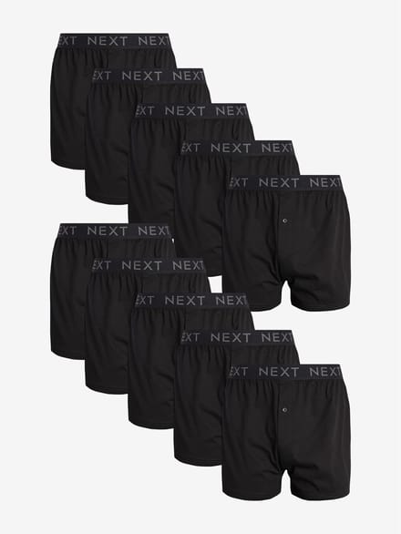 Next - Heren - Boxershorts met wijde pasvorm - Zwart