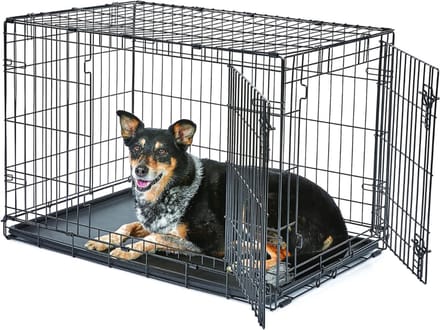 CRLYN® Hondenkooi - Hondenmand - Veilig verblijf - Zwart
