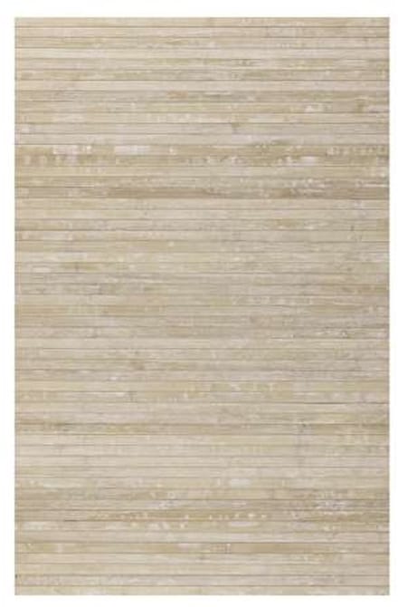 Storesdeco natuurlijke bamboe vloerkleed, antislip – grijs Beige,50x200cm