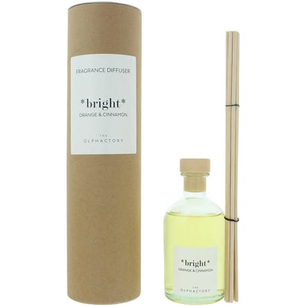 L'Olphactory, Orange Vif & Cannelle, Bâtonnets Parfumés, Diffuseur d'Arôme par Capillarité, 100 ml