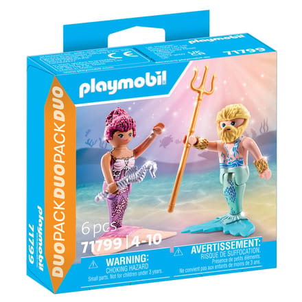 PLAYMOBIL DuoPacks Zeemeermin en Triton 71799