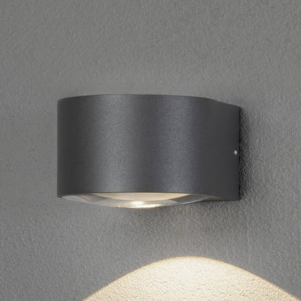 Konstsmide Gela 7881-370 Buitenlamp (wand), Wandlamp Energielabel: F (A - G) LED 6 W Antraciet