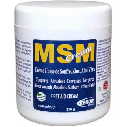 Herstellende crème voor paarden Rekor MSM