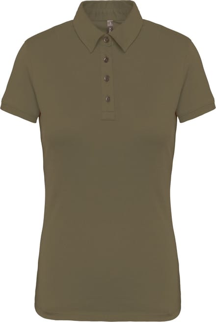 Kariban Damespolo korte mouwen van jersey K263 - Light khaki - S
