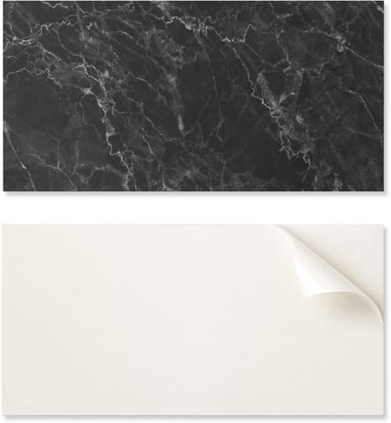 Set zelfklevende tegels Elegant marmer met aderen 10x40x20 cm