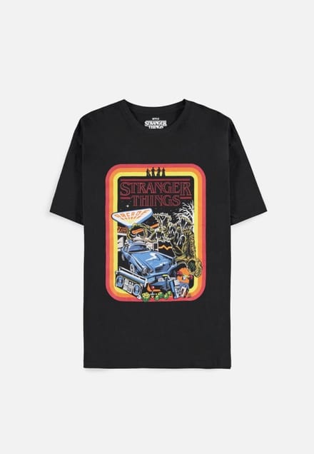 Stranger Things Heren Tshirt -M- Arcade Zwart