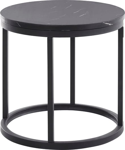 Greco-Salontafel - Zwart Marmer MDF