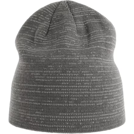 Atlantis Headwear - Shine Beanie - Dark Grey Melange - One Size