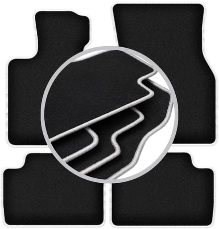 CARLUX-SILVER automatten voor: Mini Cooper F55 5-deurs (2014-)
