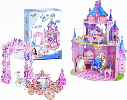 Cubic Fun 3D puzzel - Princess Secret Garden - 92 stukjes.