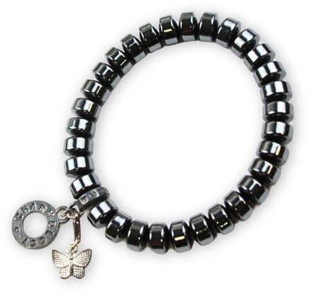 Armband Hematiet met bedels