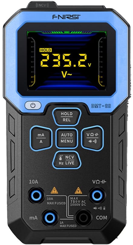FNIRSI DMT-99 Smart Digital Multimeter met Kleurenscherm en Oplaadbare Accu