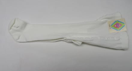 Maillot - Kousenbroek - collant - Meisje - Wit - Effen - 1 / 3 maand 60