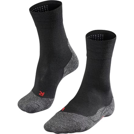 FALKE TK2 Sensitive anti-blaar dik wol functioneel materiaal wandelsokken heren zwart - maat 39-41