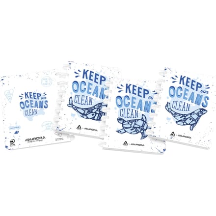 Schrift Adoc Ocean Waste Plastics A5 lijn 144 pagina's 90gr