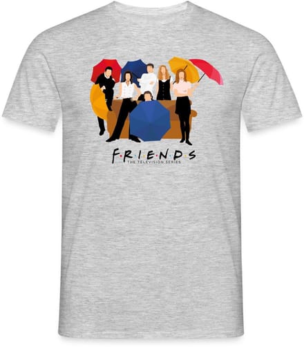 Friends Paraplu's Pose T-Shirt Heren