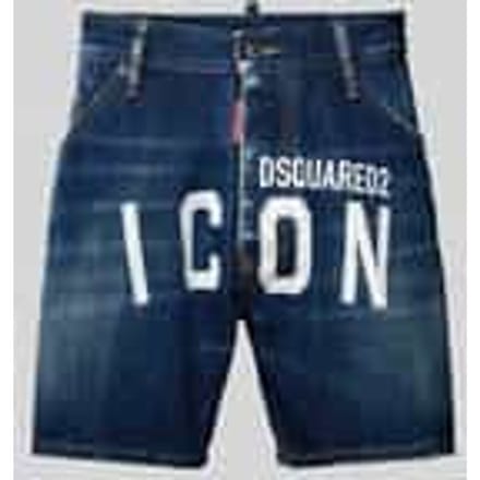 Regular fit korte jeans van katoen