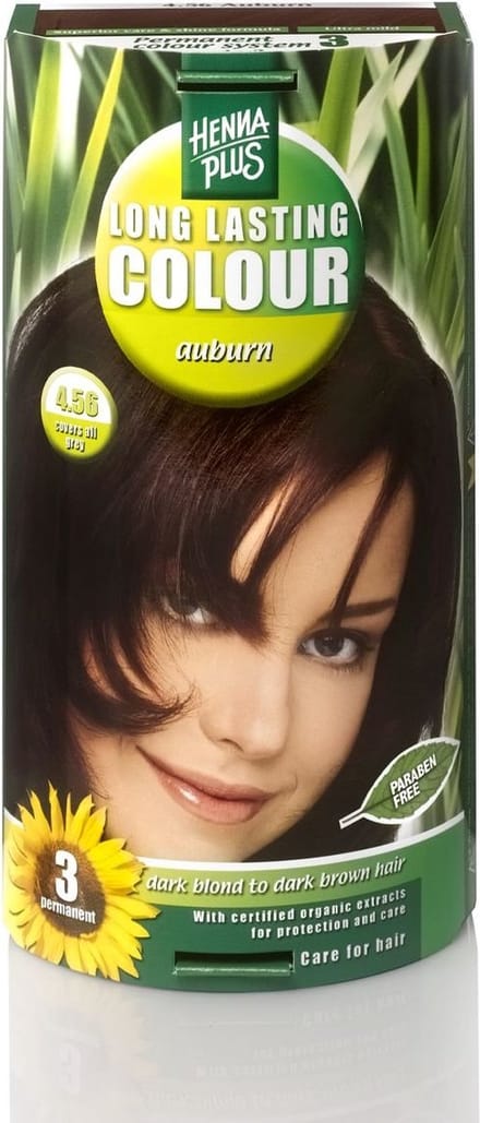HennaPlus - Long Lasting Colour - Long-lasting hair color Odstín 4.56 Kaštanová -