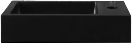 ALONI Fontein – 40x10,5x22 cm – Kunstmarmer – Mat Zwart