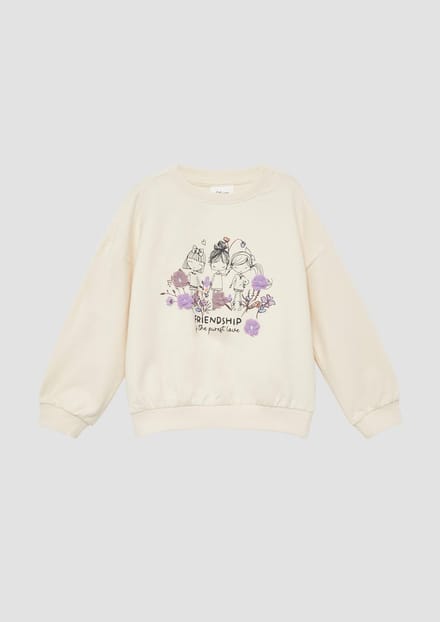 s.Oliver Sweatshirts Offwhite Größe: 104/110 | Strickjacken Outlet | kids | Weiß