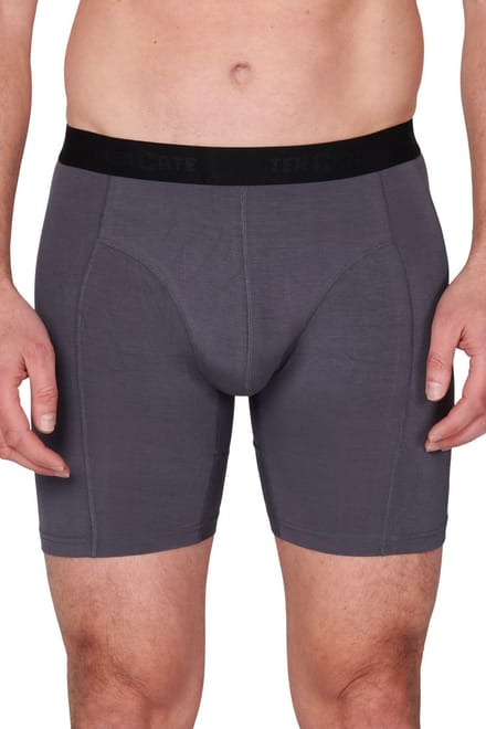 Ten Cate Basics long shorts grijs 2-pack voor Heren | Maat M