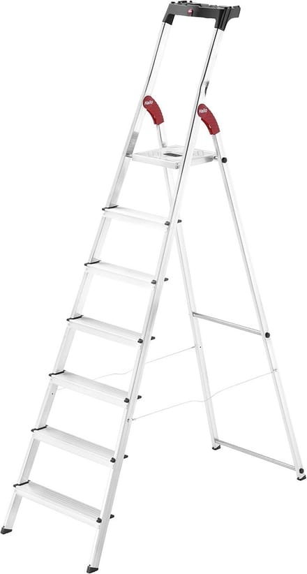 Aluminium Huishoudtrap L60 Met Multifunctionele Lade