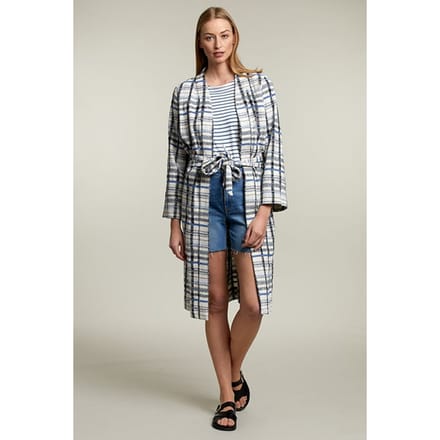 River Woods Multicolor Checked Kimono Größe: 38 | Bademäntel Outlet | Damen
