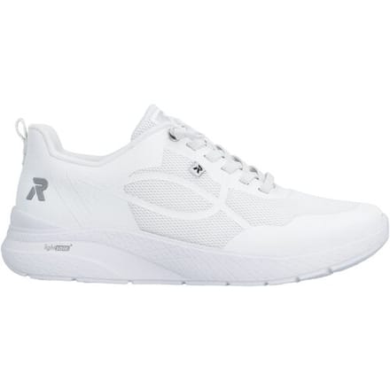 Rieker Dames Sneaker Sneaker Casual Comfortabel Memory-Foam M8551-80 Wit