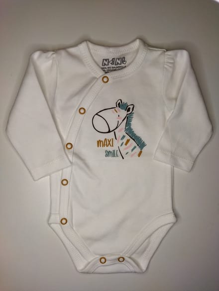 Nini - Rompertje Sanne - Omslagromper - Overslagromper - Maat 62 - 2 t/m 4 maanden