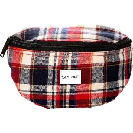 Spiral Geruite Logo Heuptas (Bourgogne/Navy)