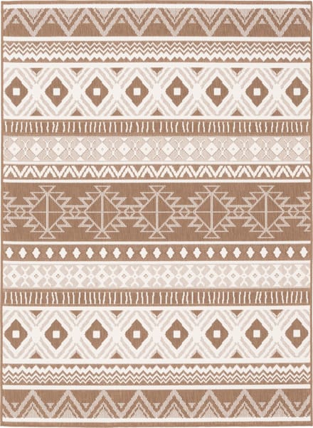 Pergamon Tapis d'intérieur et d'extérieur Cape Cod Ethno double face