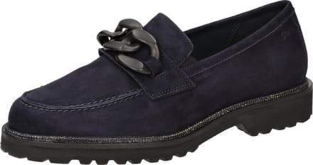 Sioux - MEREDITH-744-H - Instappers - Kleur: Blauw - Maat: 41