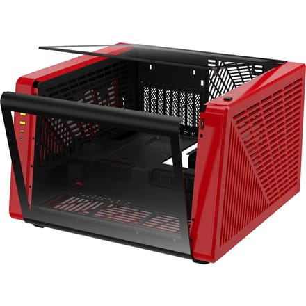 Grote tower PC behuizing met glazen panelen Gamdias E-ATX Neso P1