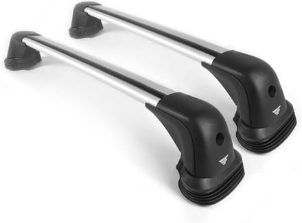 Dakdragers geschikt voor de Jeep Compass vanaf 2017 met fixpoints - Aluminium - Hoog laadvermogen 100kg - Wingbar Grijs - Merk Farad