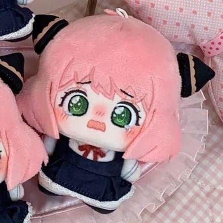 10cm Anime Anya Forger Cosplay Pluche Pop Spy×Family Schattig Knuffeldier 10CM white