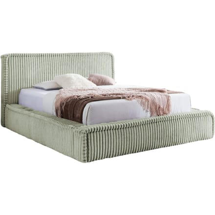 Bedframe Mirras in brede ribstof 200 x 200 cm | NADUVI Collection