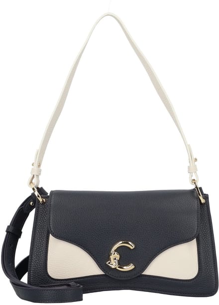 Coccinelle C-Me Schoudertas Leer 27 cm - Dames - midnig.b-blanco