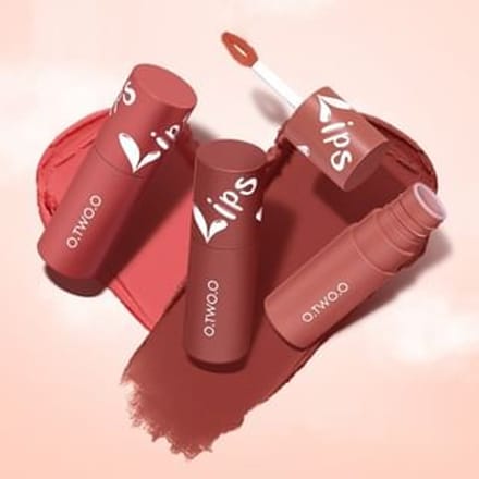 O.TWO.O - Velvet Matte Lip & Cheek Mud (1-5) #01 Bloom - 2g
