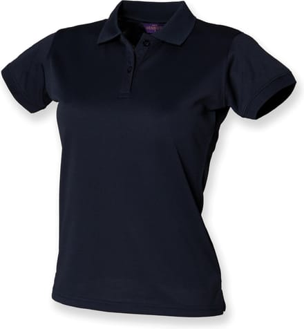Henbury Ladies Coolplus® Polo Shirt H476 - Navy - M