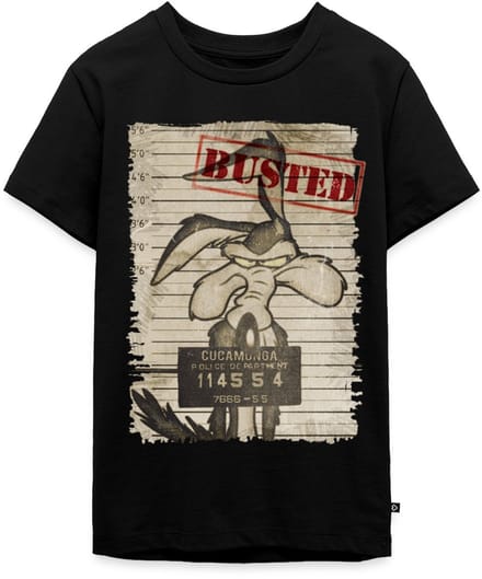 Looney Tunes Wile E. Coyote Busted Premium T-Shirt Tiener