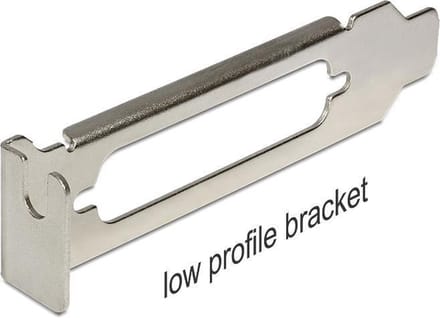 Low Profile slot beugel met D-Sub 25 opening