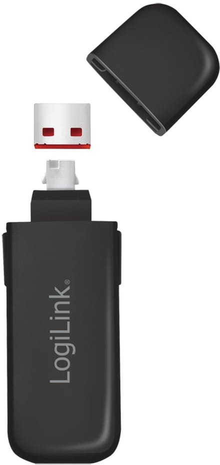 LogiLink USB veiligheidsslot, 1x sleutel / 4x sloten