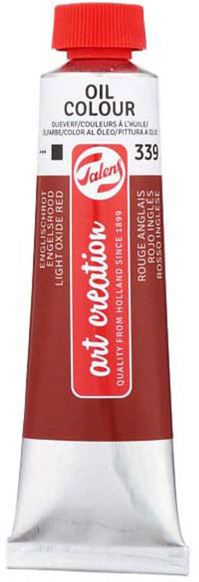 Olieverf tube 40ml Engelsrood 339 schilderen creatief.