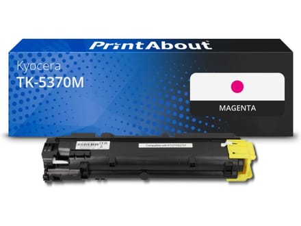 PrintAbout huismerk Toner TK-5370M Magenta Geschikt voor Kyocera