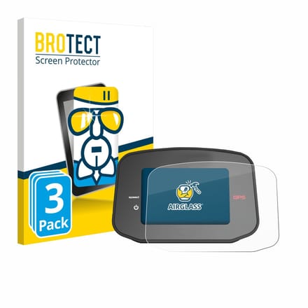 Screenprotector 3 Stuks voor PowaKaddy CT8 GPS Beschermglas transparant