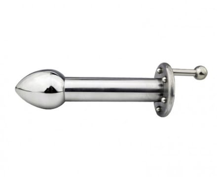 Nooitmeersaai - Draaibare buttplug - RVS - Zilver - 40-149mm