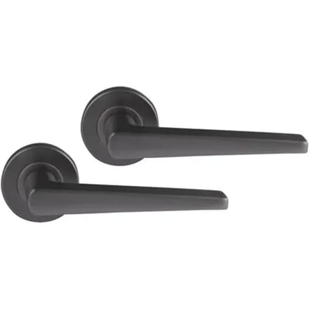 Differnz Deurkruk Rotterdam - Gun Metal - Rvs - Set Van 2