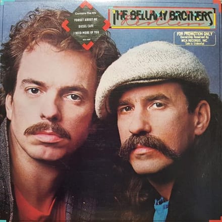 LP Plaat BELLAMY BROTHERS  Restless MCA5489 Curb Records 1984 VS Rock Gebruikt brown