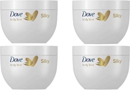 Dove Body Crème Silky Nourishment - 4 x 300 ml - Voordeelverpakking